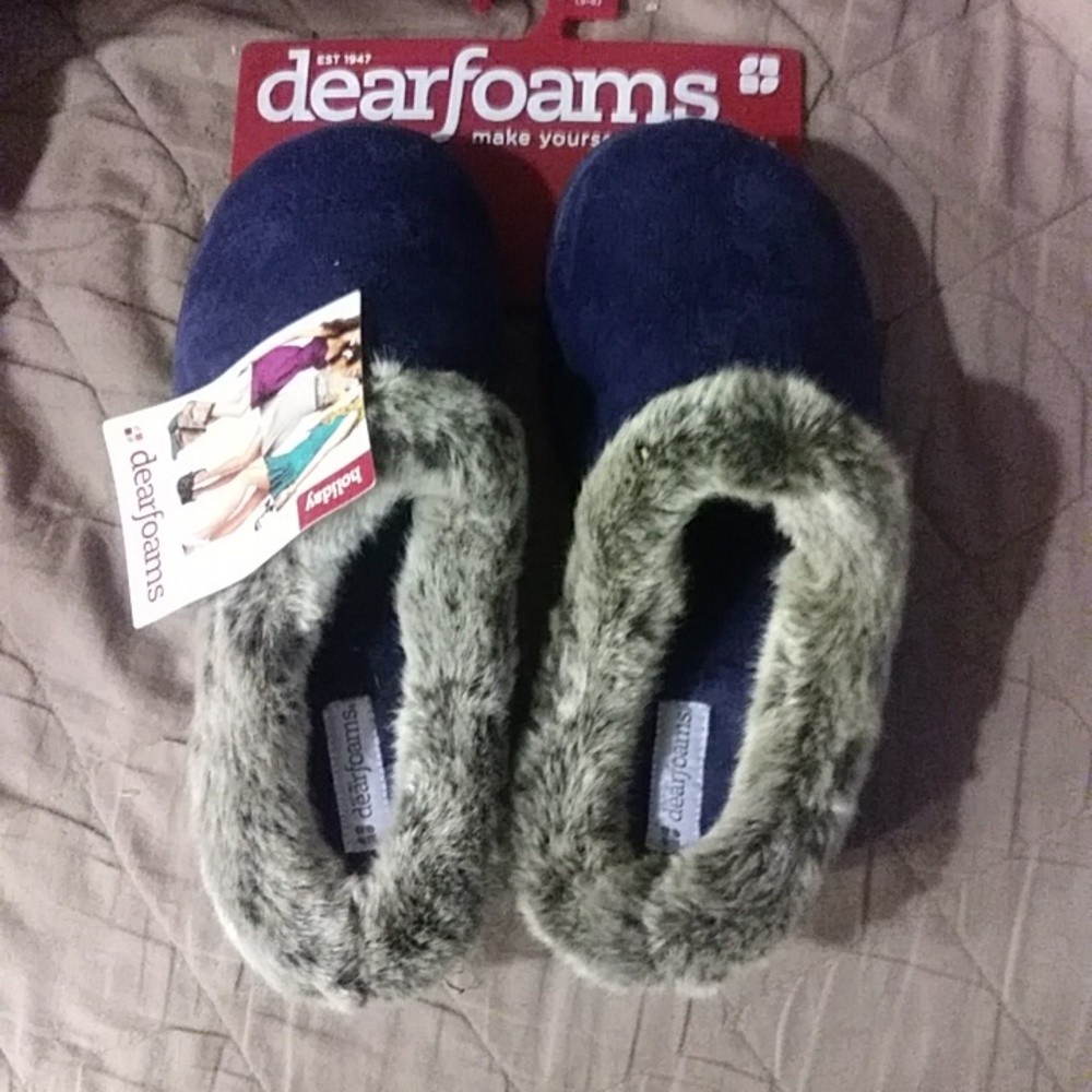 Dearfoams 5-6 Soft Slippers